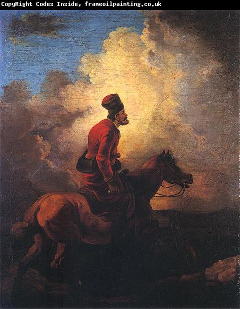 Aleksander Orlowski Don Cossack on horse